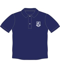TSH-65-KWC - Sports polo shirt - Navy/logo