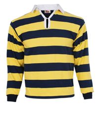 RGY-12-ACY - Thomason rugby shirt - Navy/Yellow