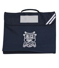 BAG-07-SFC - Seaford book bag - Navy/logo - One