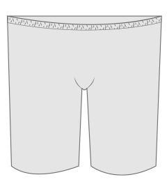 SHO-16-CLY - Cycle shorts - White