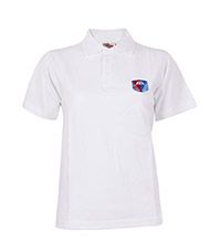 TSH-41-KNB - KS polo shirt - White/logo