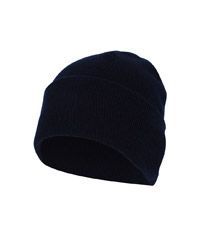 HAT-33-ACY - Knitted pull on hat - Navy - One