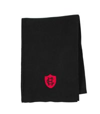 SCF-15-CHS - Chepstow House scarf - Black/logo - ONE