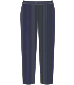 TRS-35-PWL - Girls fit suit trousers - Grey/royal
