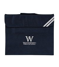 BAG-07-WWP - Wandsworth Prep book bag - Navy/logo - One