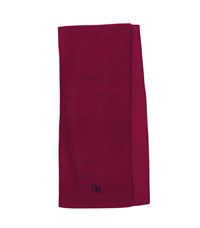 SCF-15-HTH - Heathfield House scarf - Maroon/navy logo - One