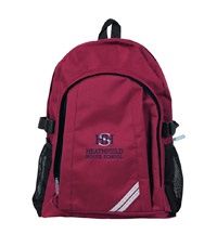 BAG-28-HTH - Heathfield junior backpack - Maroon/logo - One
