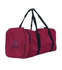 BAG-41-HTH - Heathfield holdall - Maroon/logo - One