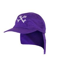 HAT-32-YHS - Legionnaire sun hat - Purple/logo - One