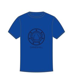 TSH-19-DAN - Wellesley House t-shirt - Blue/logo