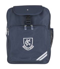 BAG-26-KWC - Kew College Prep rucksack - Navy/logo - One