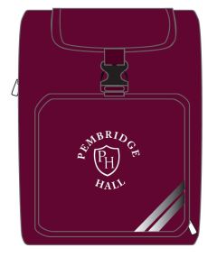 BAG-26-PBH - Backpack - Maroon/logo