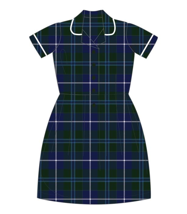 princess polly baby blue dress Light Blue Tartan Bib Pinafore