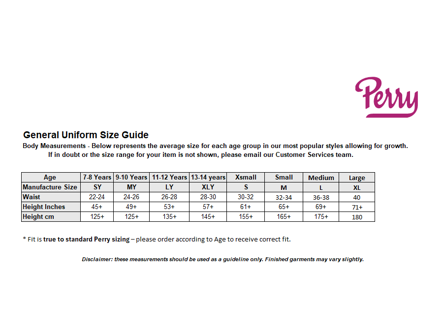 Sizing Guide