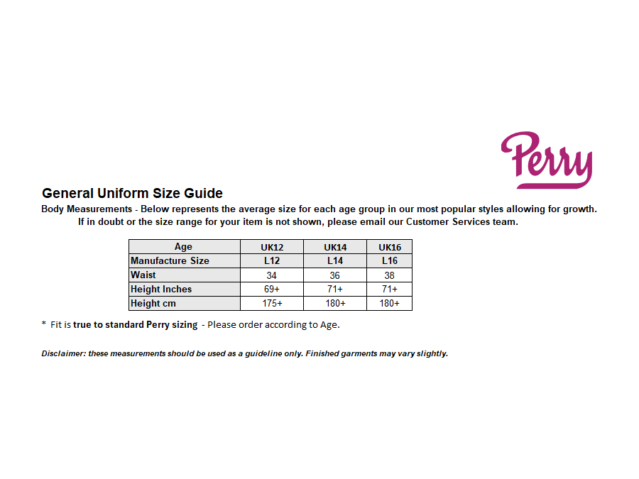Sizing Guide