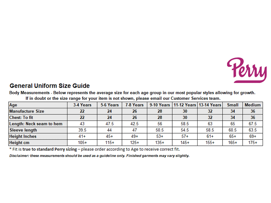 Sizing Guide