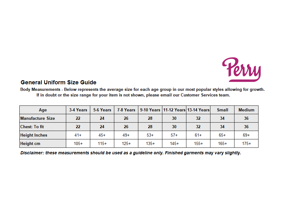 Sizing Guide