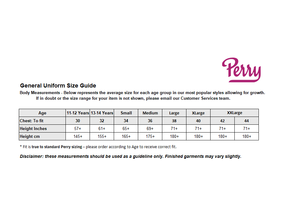 Sizing Guide