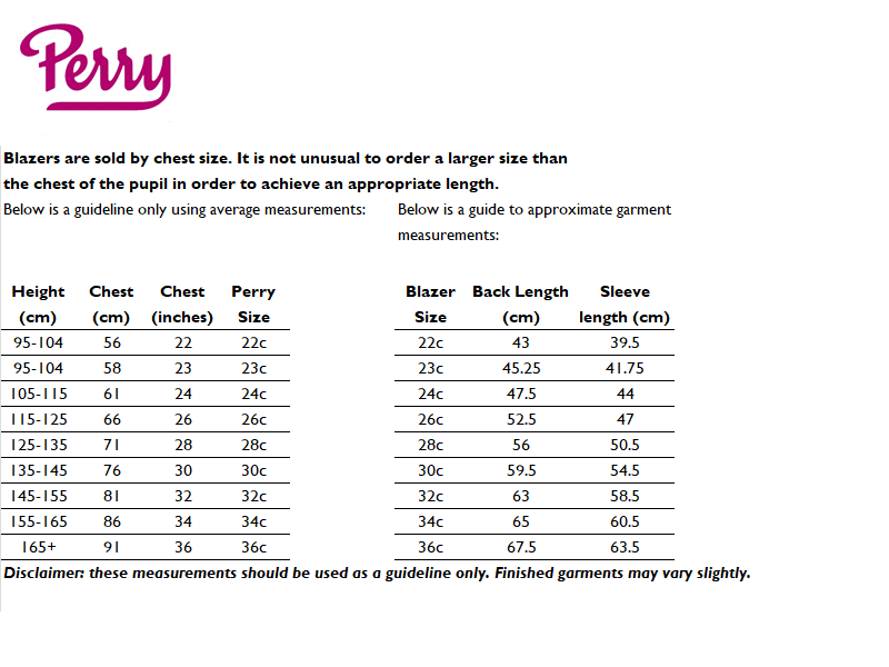 Sizing Guide