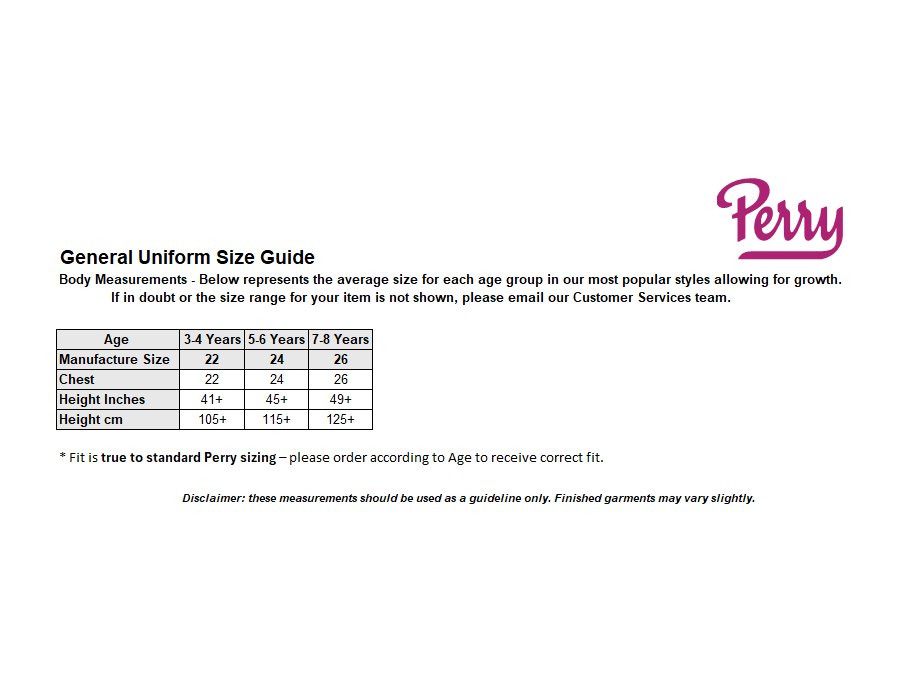 Sizing Guide