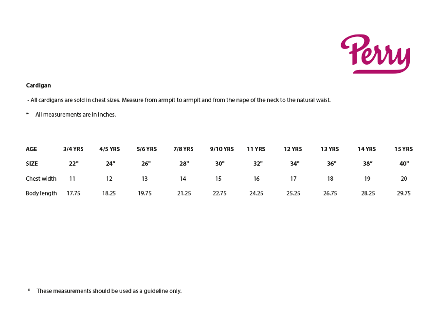 Sizing Guide