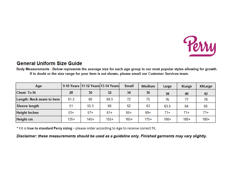 Sizing Guide