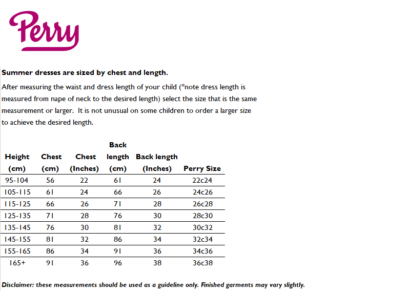 Sizing Guide