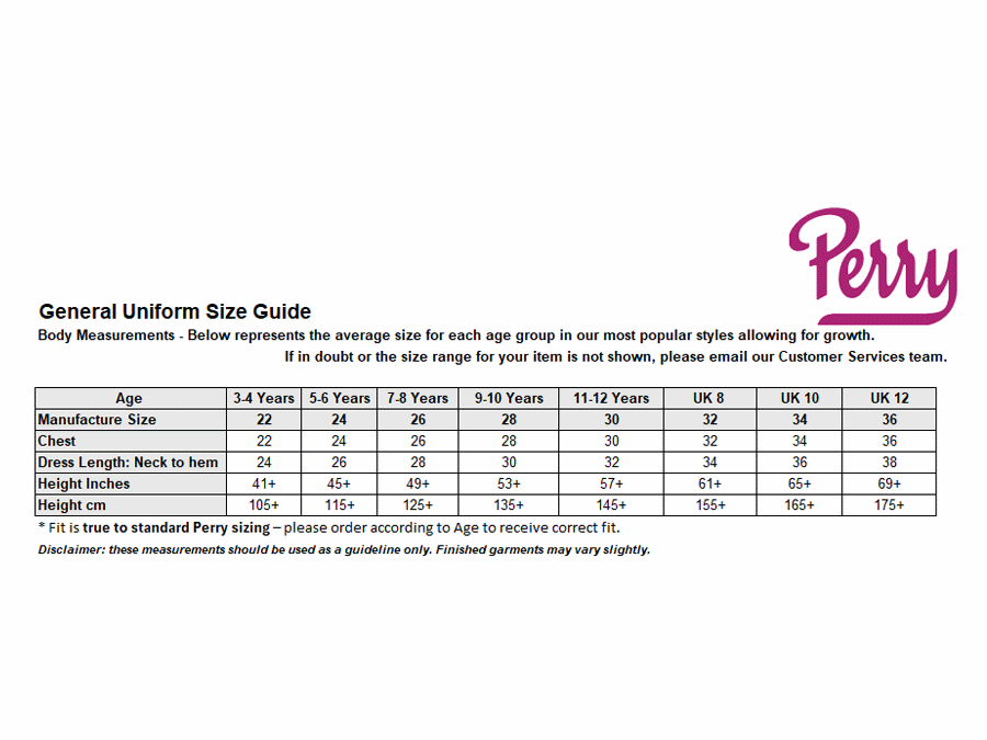 Sizing Guide
