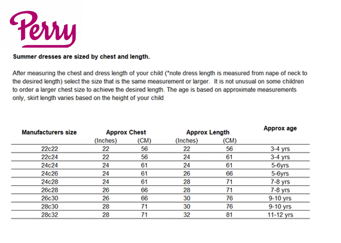 Sizing Guide
