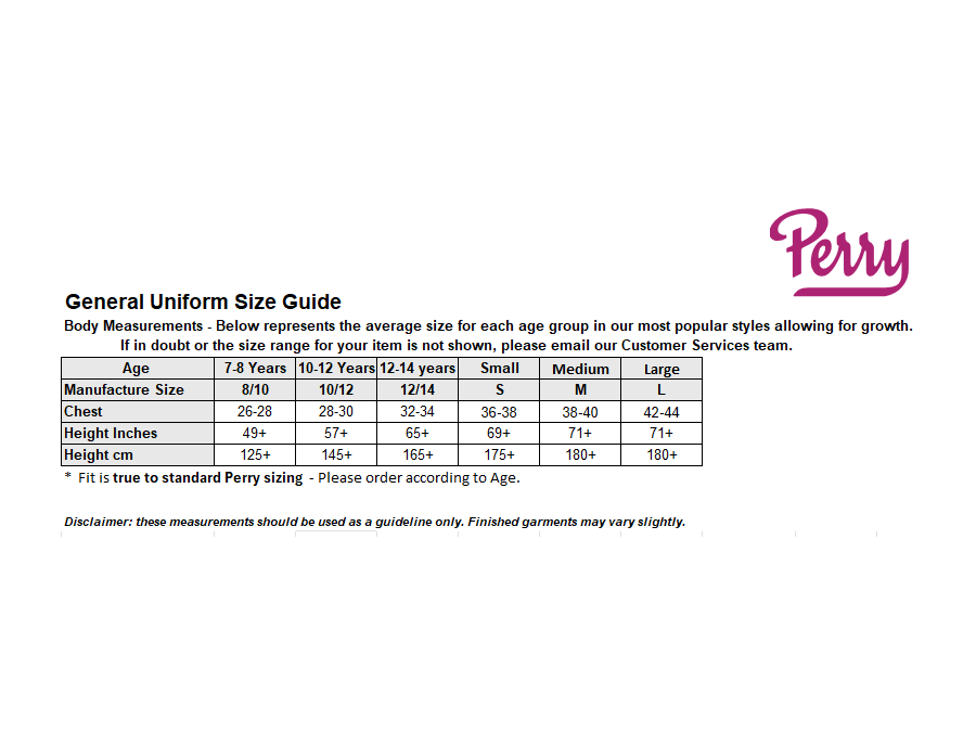 Sizing Guide