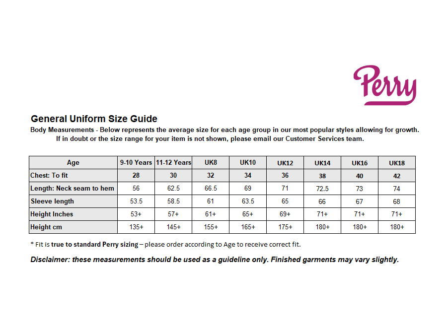 Sizing Guide