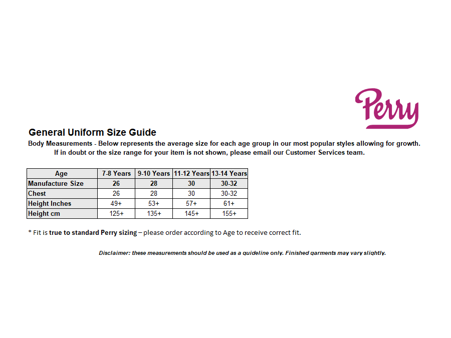 Sizing Guide