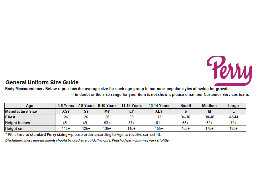 Sizing Guide