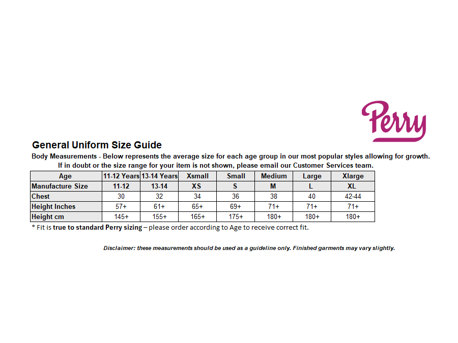 Sizing Guide