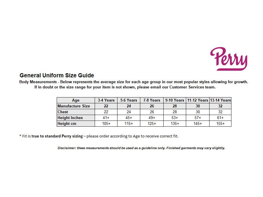 Sizing Guide