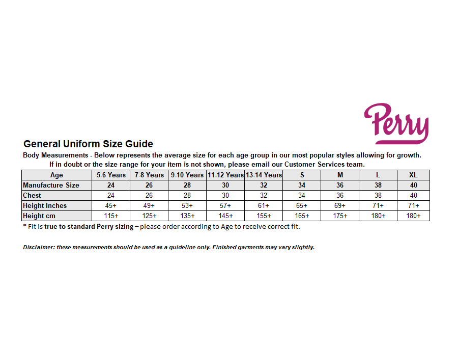 Sizing Guide
