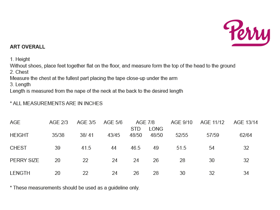 Sizing Guide
