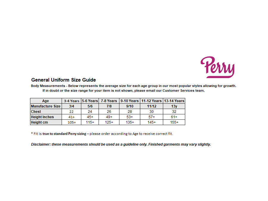 Sizing Guide