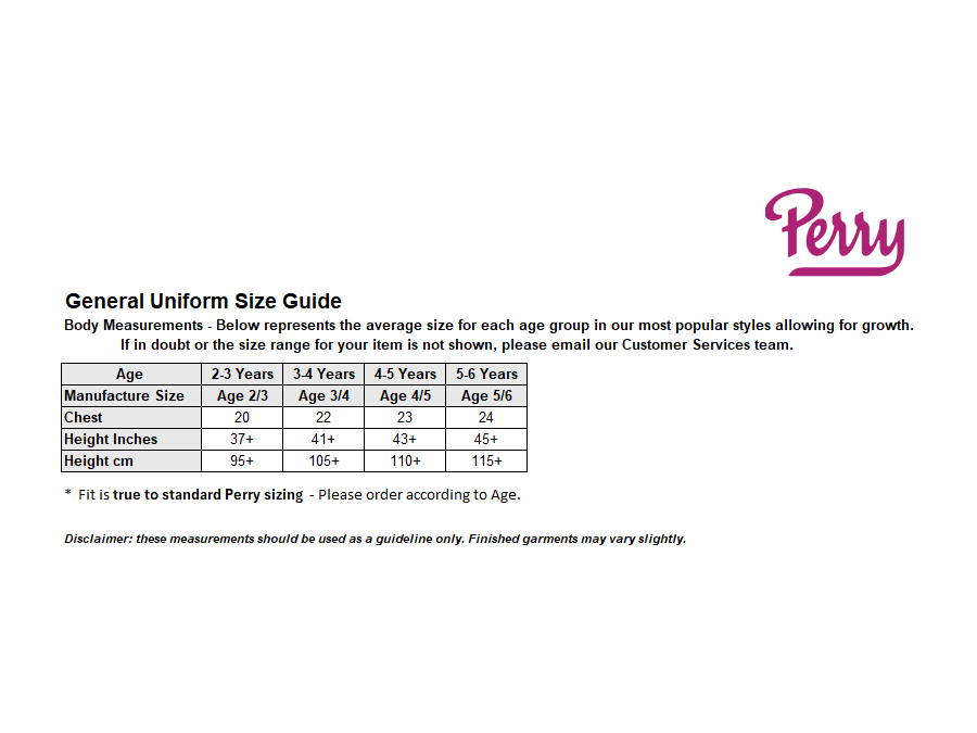 Sizing Guide