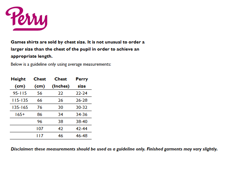 Sizing Guide