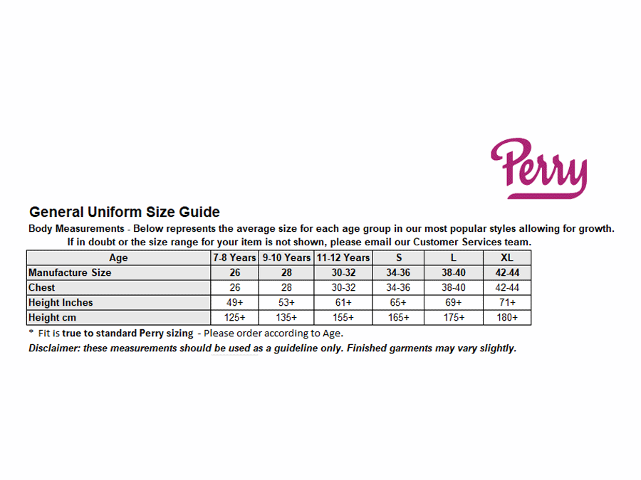 Sizing Guide