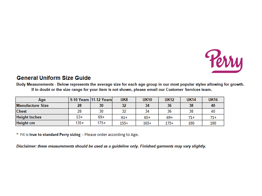 Sizing Guide