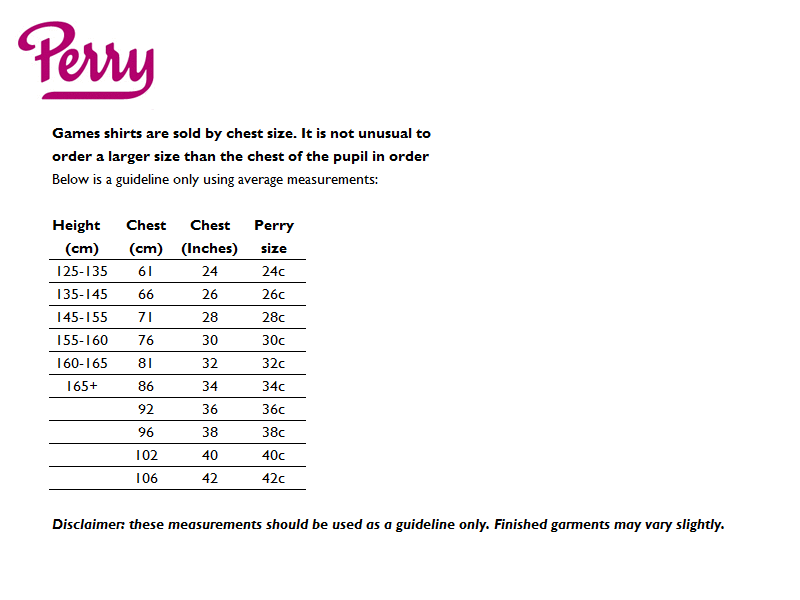 Sizing Guide