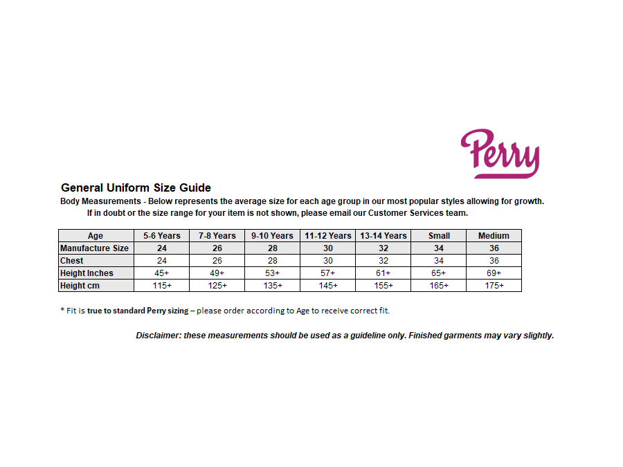 Sizing Guide