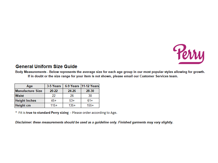 Sizing Guide