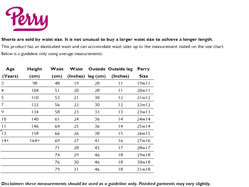 Sizing Guide