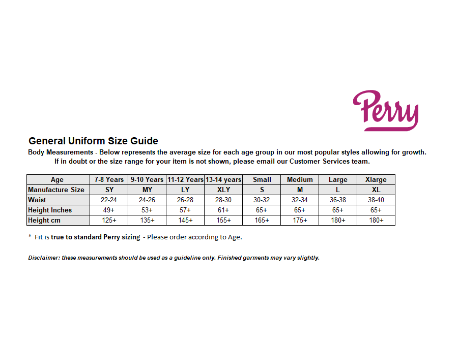 Sizing Guide