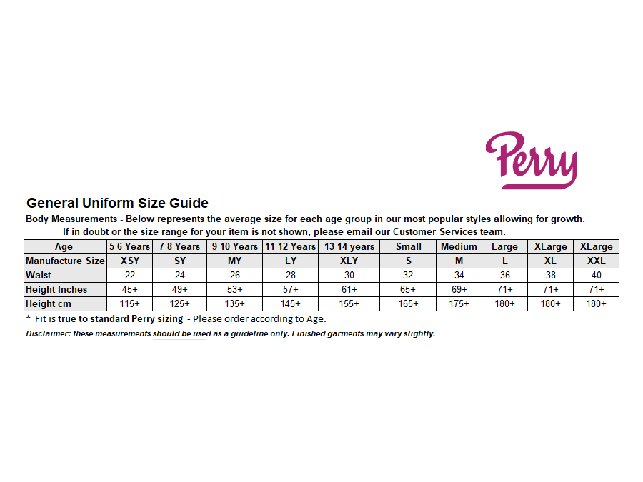 Sizing Guide