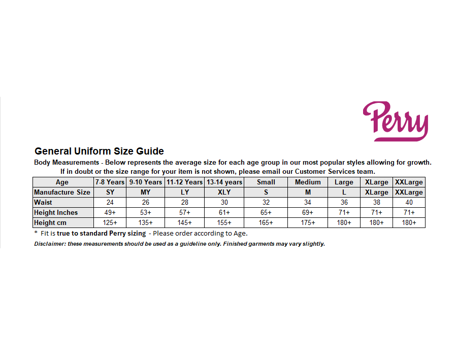 Sizing Guide