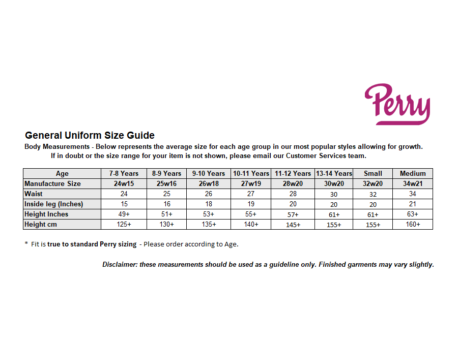 Sizing Guide